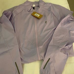 purple men cycling windbreaker jacket specialized